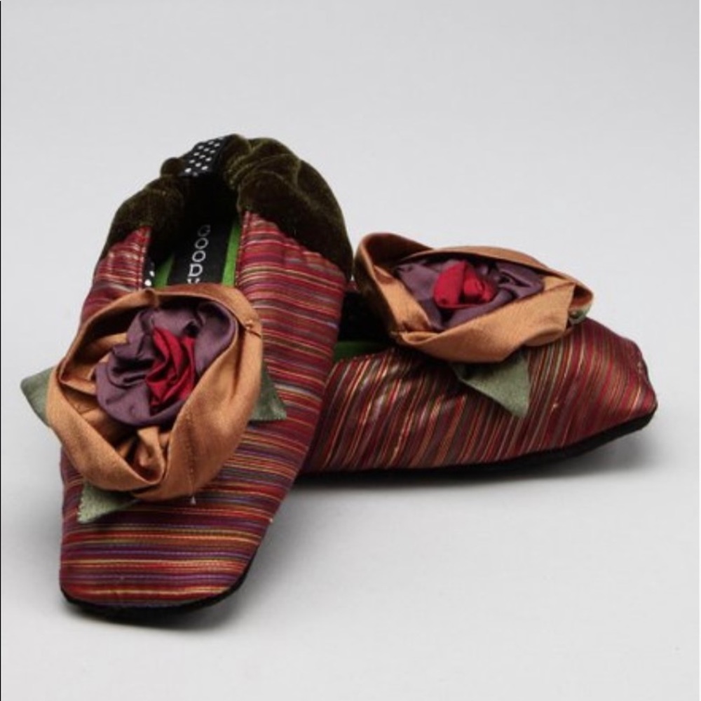 Goody Goody  silk girls slippers
